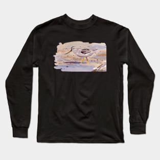 Terek Sandpiper sketch Long Sleeve T-Shirt